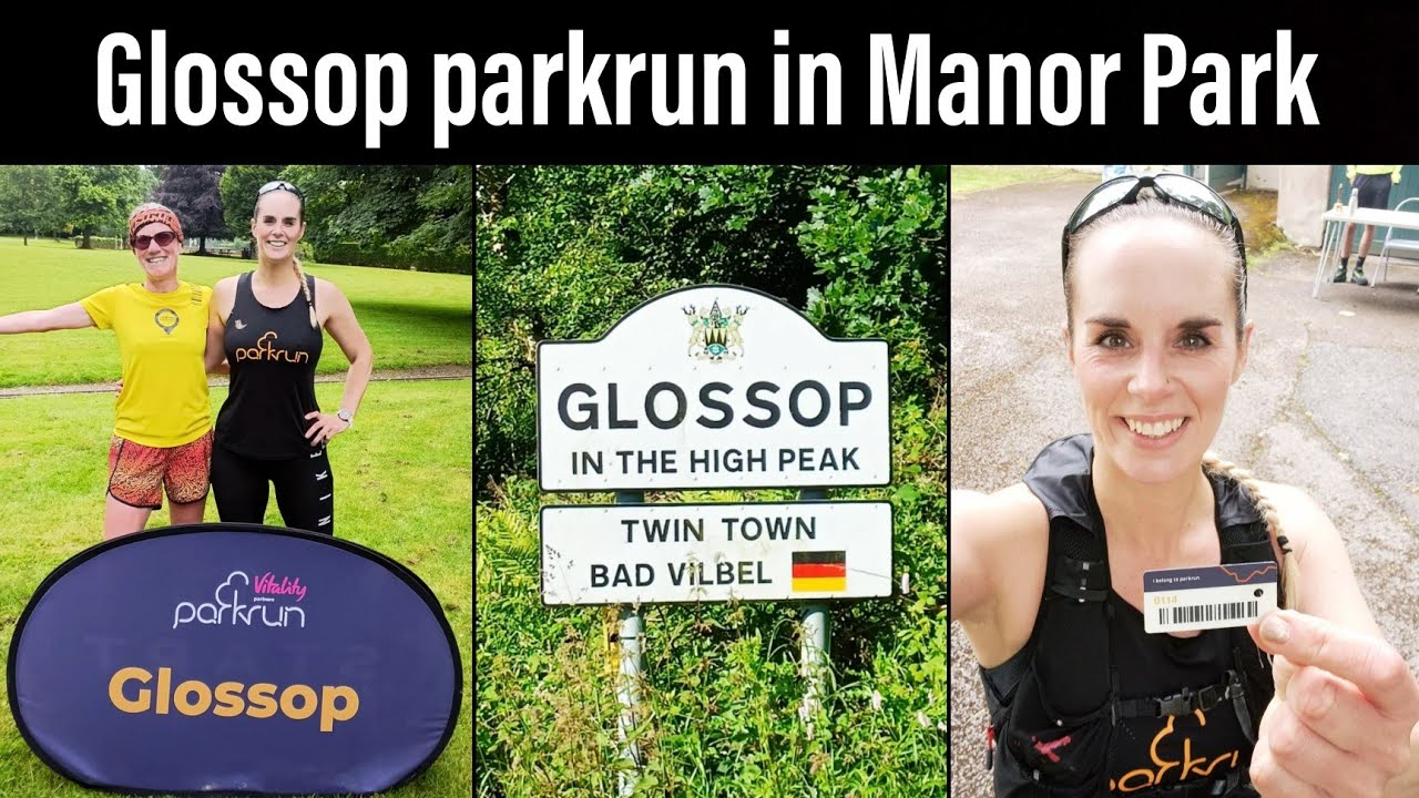 Peak District parkrun & Café Crawl! Running Glossop parkrun in Manor Park, Derbyshire.