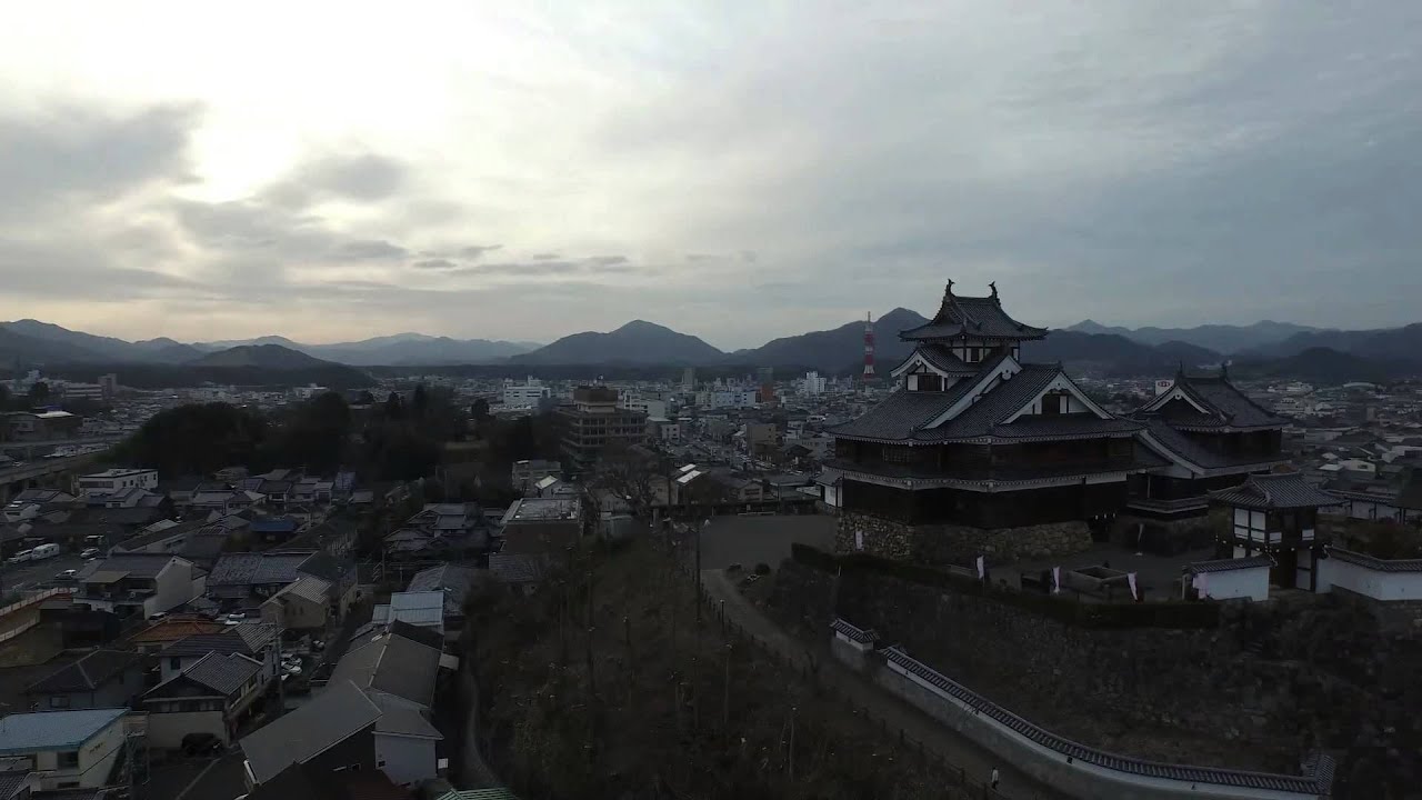 Inspire1 Fukuchiyama City & Fukuchiyama Castle Flight