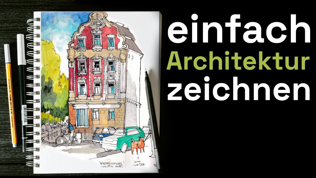 Einfache Tipps für bessere und schnelle Architektur Skizzen