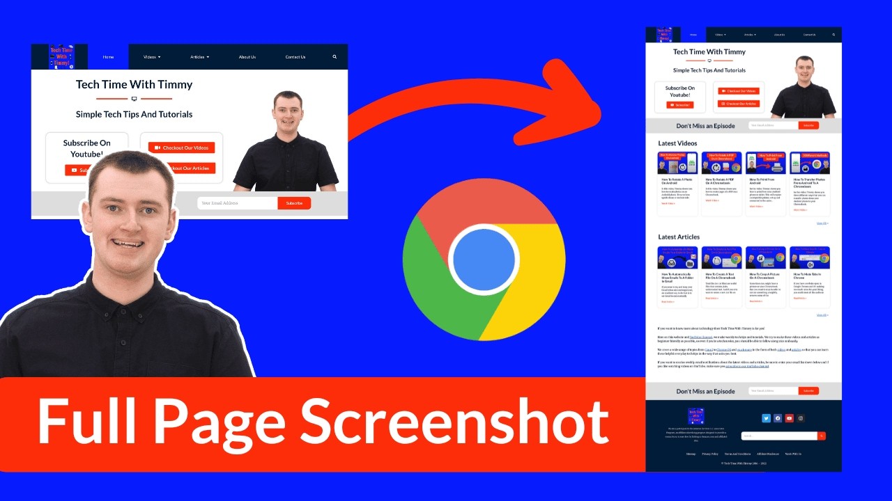 Как сделать снимок экрана на всю страницу на Chromebook