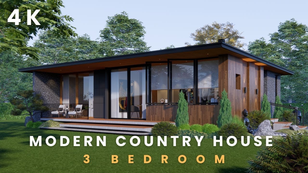 9 x 12 Meter Country House | Warm and Cozy