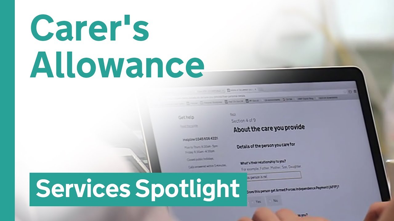 Service design: Claiming Carer&rsquo;s Allowance on GOV.UK