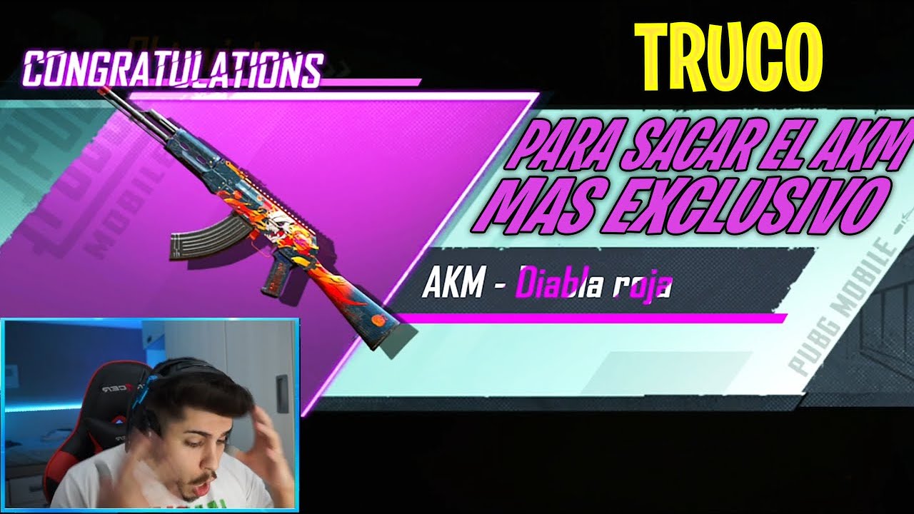¡KAZZU me ENSEÑA un TRUCO para CONSEGUIR el AKM MAS EXCLUSIVO! AKM DIABLA ROJA con un 0,07%