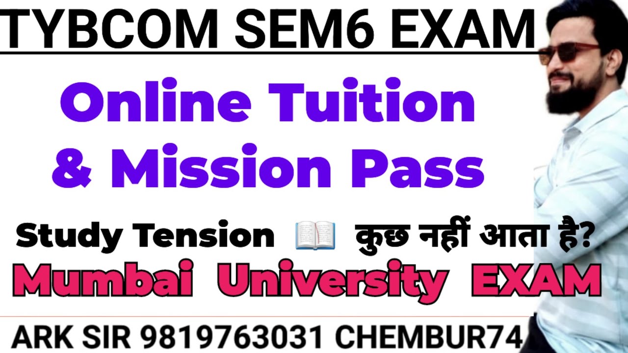 Tybcom sem6|Mission  Pass | Most Imp Questions ❤️|Mumbai University 2026|Exam Timetable |Ark sir |