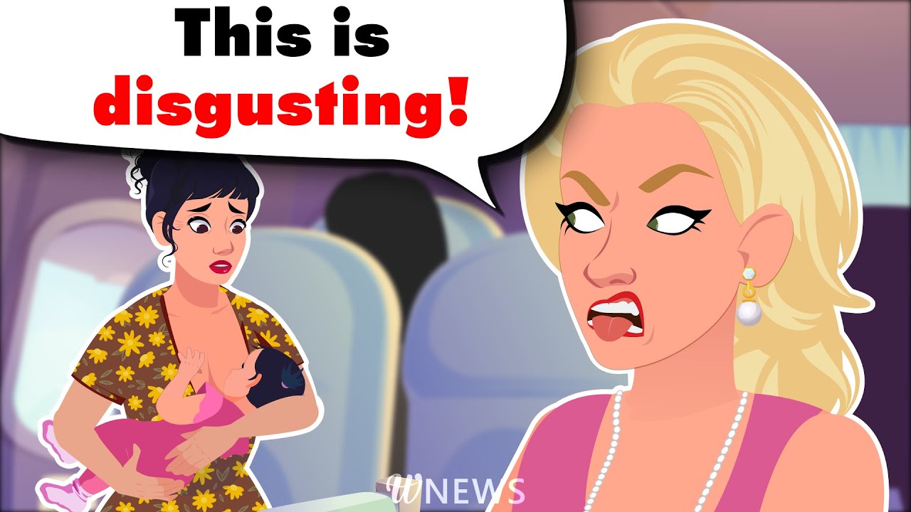 A rich woman humiliated a baby and her mom in economy class