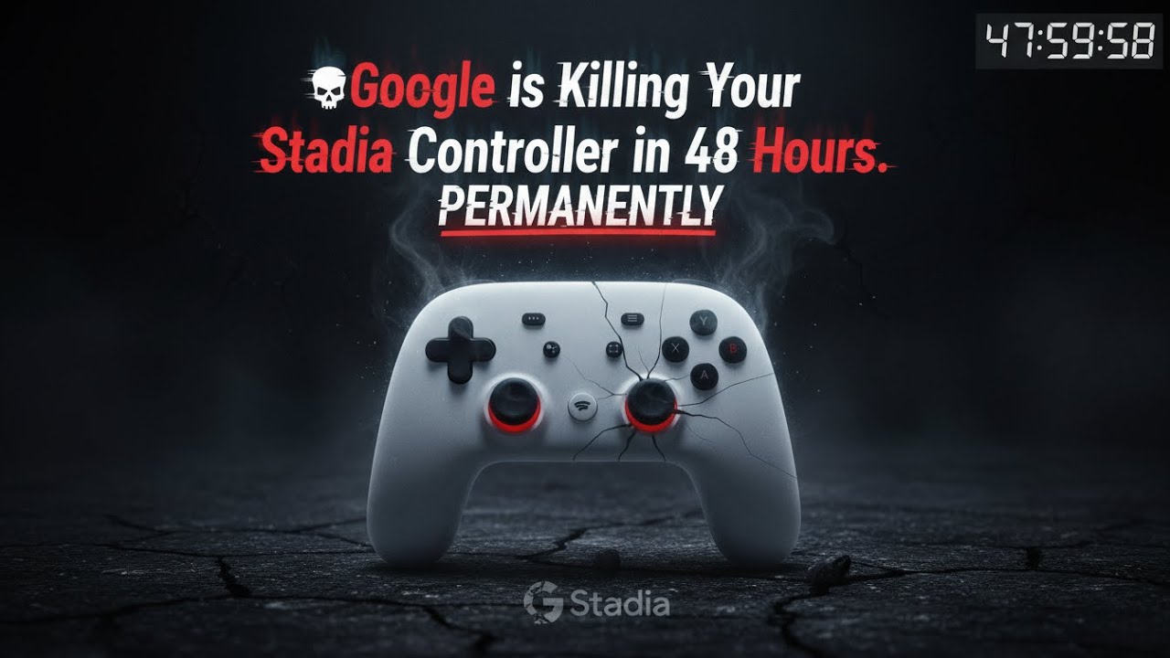 Google is Killing Your Stadia Controller in 48 Hours. PERMANENTLY