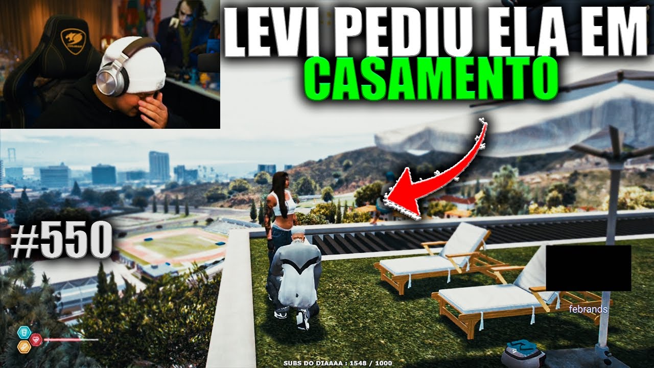 LEVI PEDIU ELA EM CASAMENTO! EP 550
