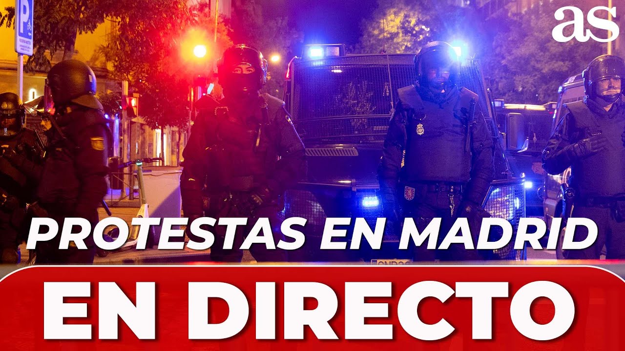 Protestas en FERRAZ y MADRID contra el PSOE Y el GOBIERNO DE ESPAÑA | Diario AS