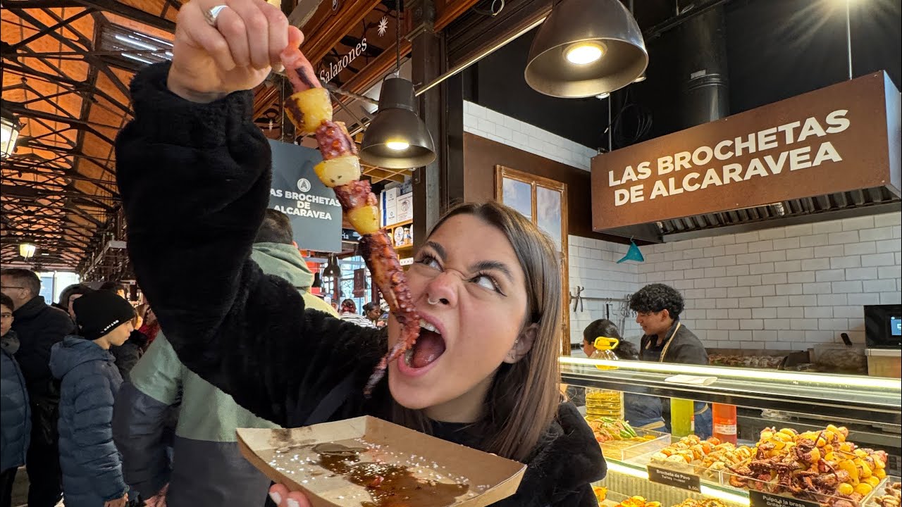 PROVANDO COMIDAS EM MADRID 🇪🇸