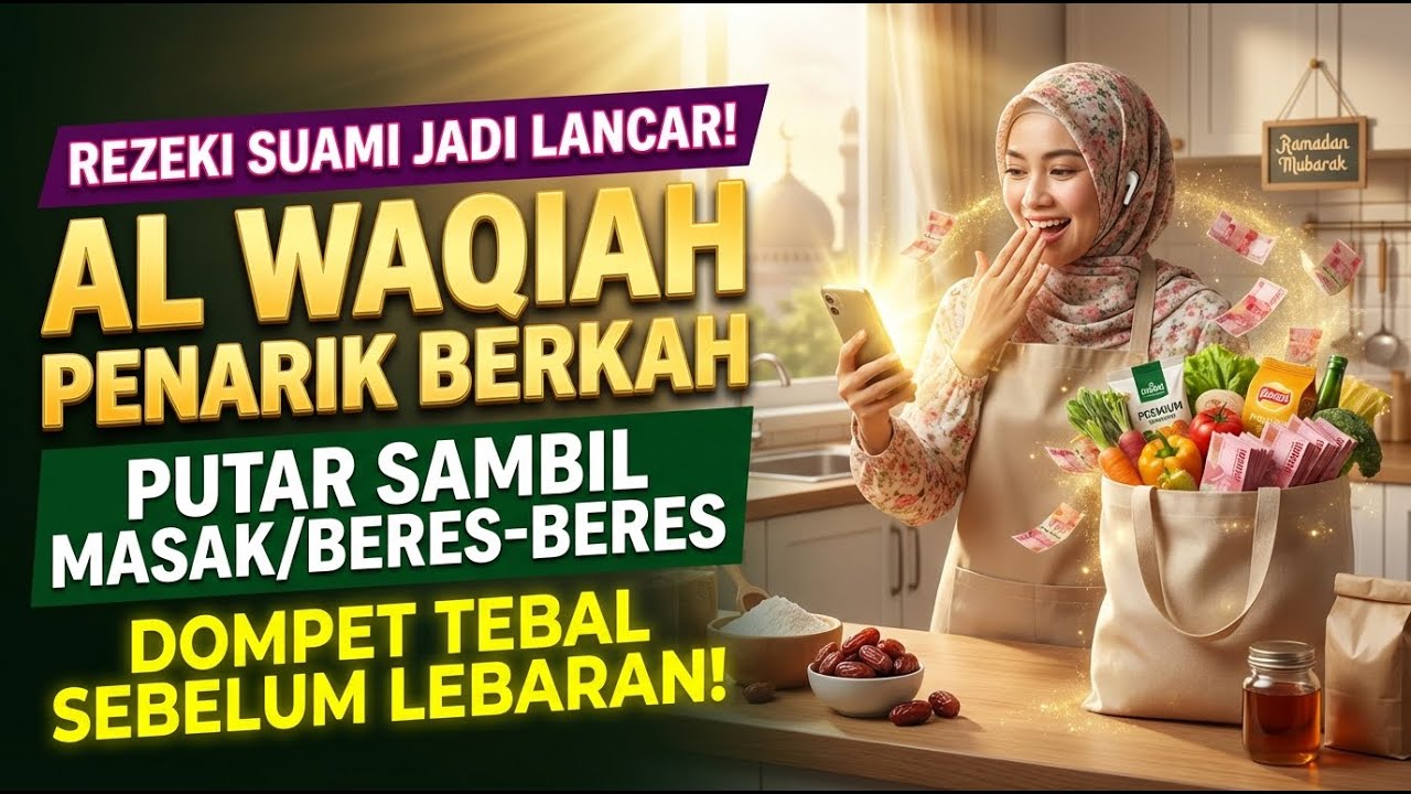 BUKTIKAN SENDIRI! Lantunan Syahdu Al Waqiah Undang Rezeki Bertubi Ramadhan 2026