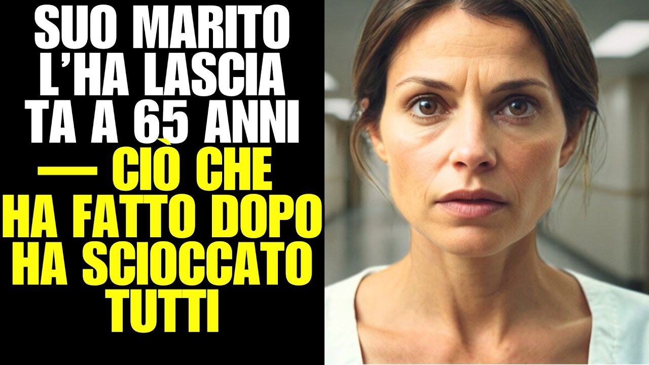 Suo marito l'ha lasciata a 65 anni — quello che ha fatto dopo ha scioccato tutti