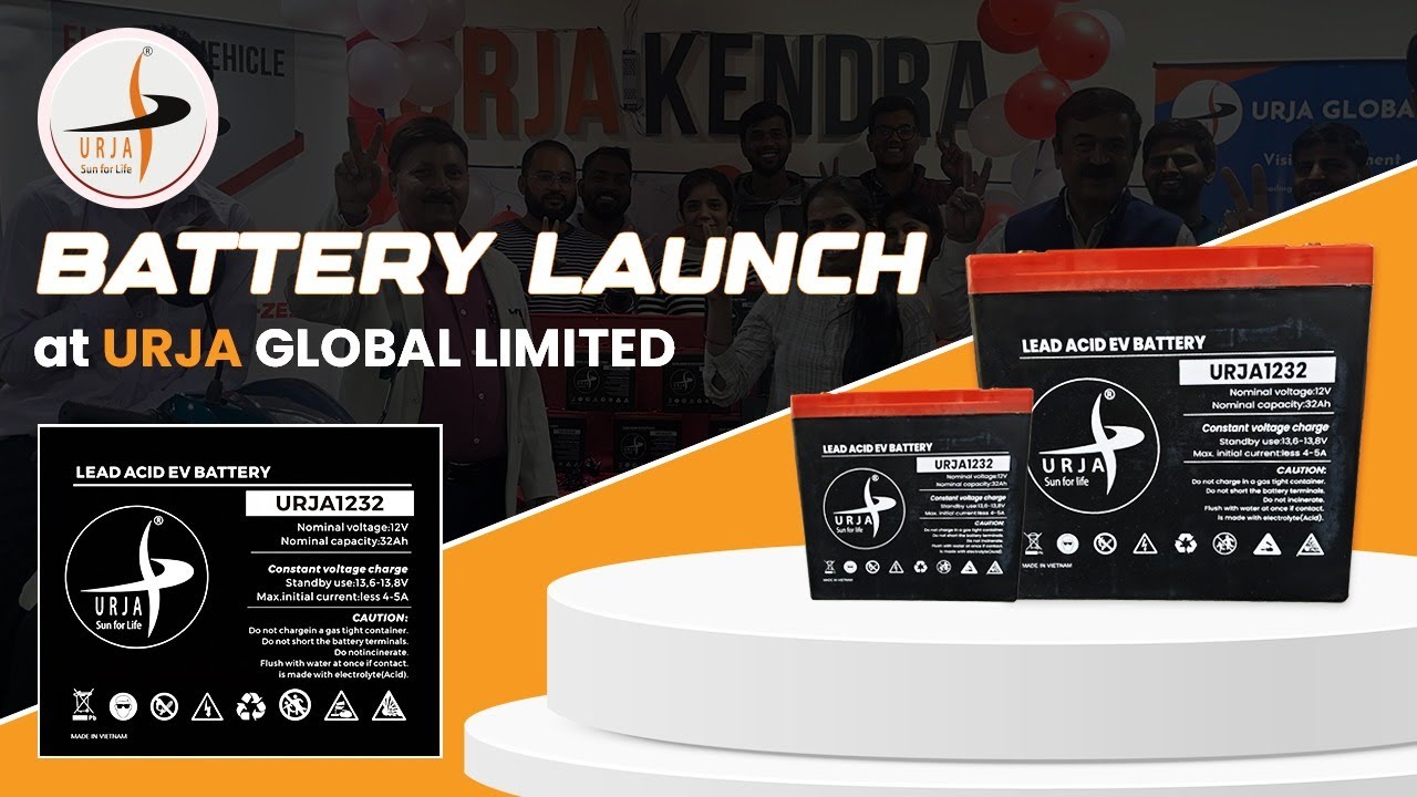 Urja Global Ltd Successfully Launched the New Urja Electric Vehicle Battery! #battery #productlaunch
