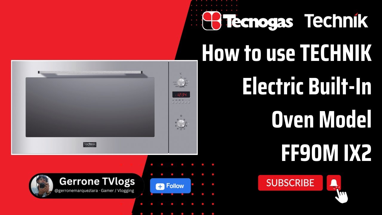 How to use TECHNIK Electric Built-In Oven Model FF90M IX2 - FULL VIDEO & TIPS! #3