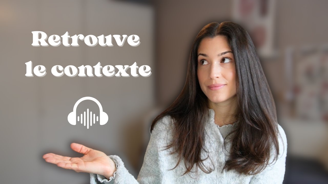 Compréhension orale en français : Écoute ces phrases et devine la situation (sous-titres FR/EN)