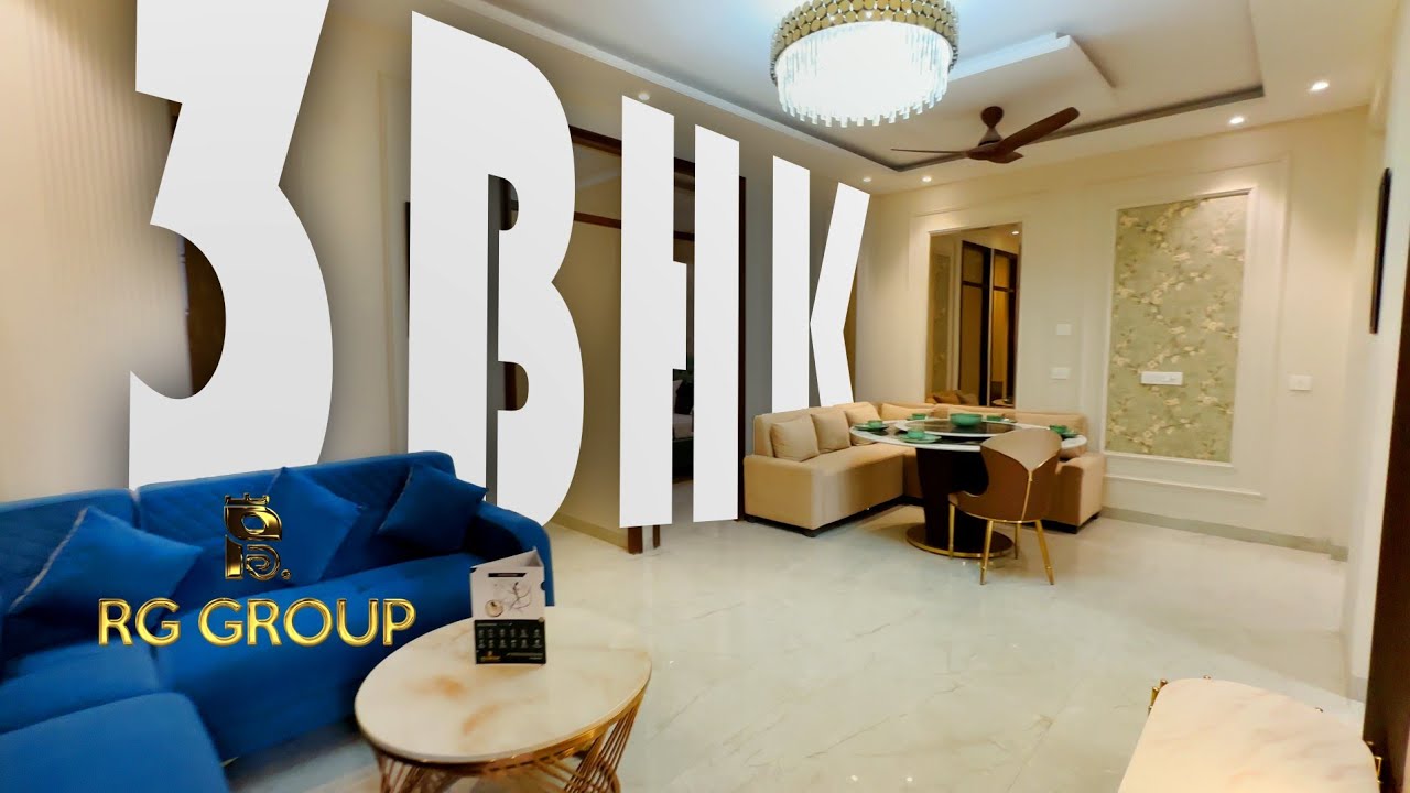 3 BHK Semi furnished in Aura homes | RG Group | ZIRAKPUR