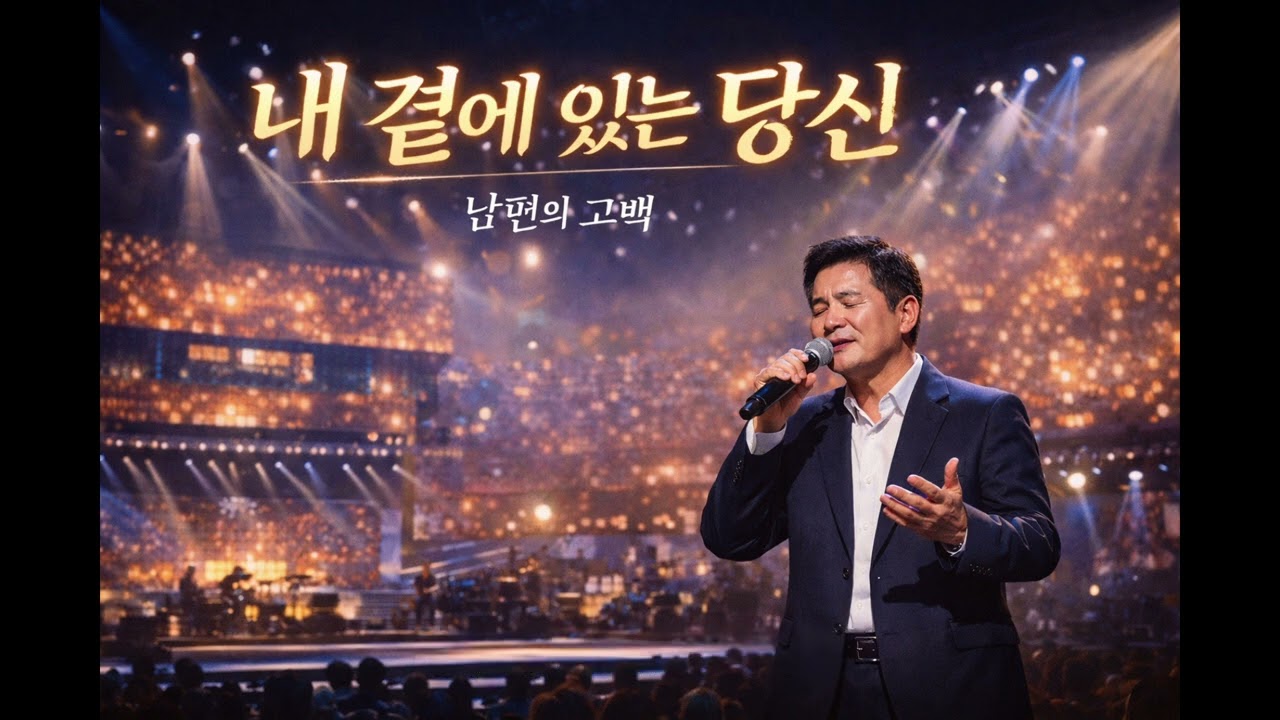내 곁에 있는 당신 AI 음악 . 남성 보컬 트로트.(남편의 고백)