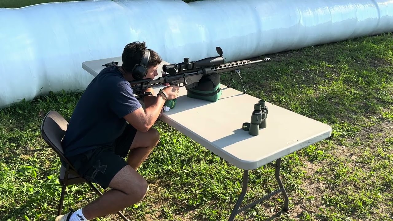 Ruger 338 Lapua Precision with Trijicon 10 mile scope