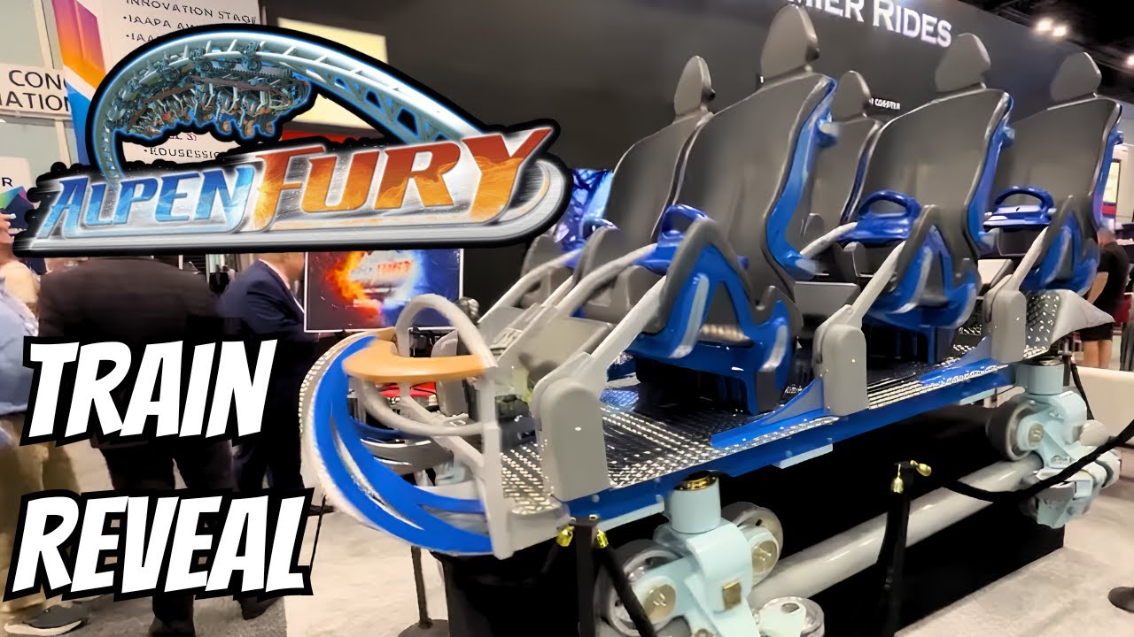AlpenFury Train Reveal | Premier Rides | Canada’s Wonderland | IAAPA 2024 | Thrill Warrior