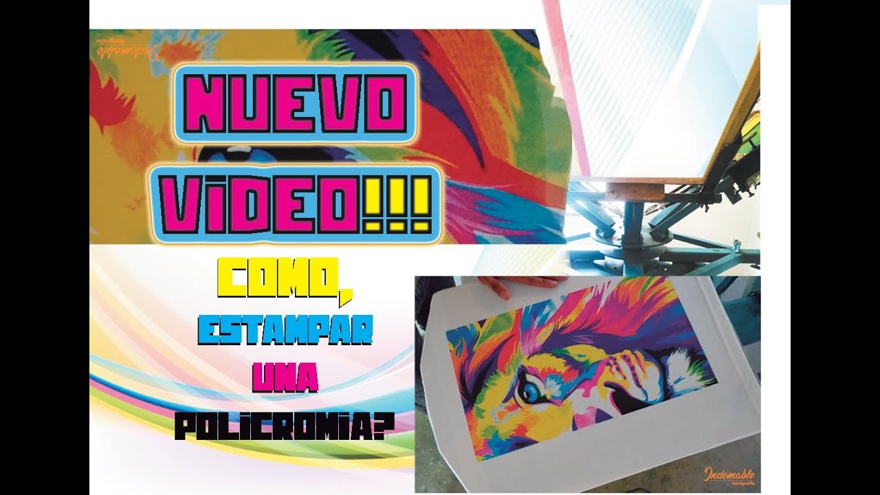 Policromía: El Arte de ESTAMPAR  (Aprende a Hacer CUATRICROMIAS) PHOTOSHOP