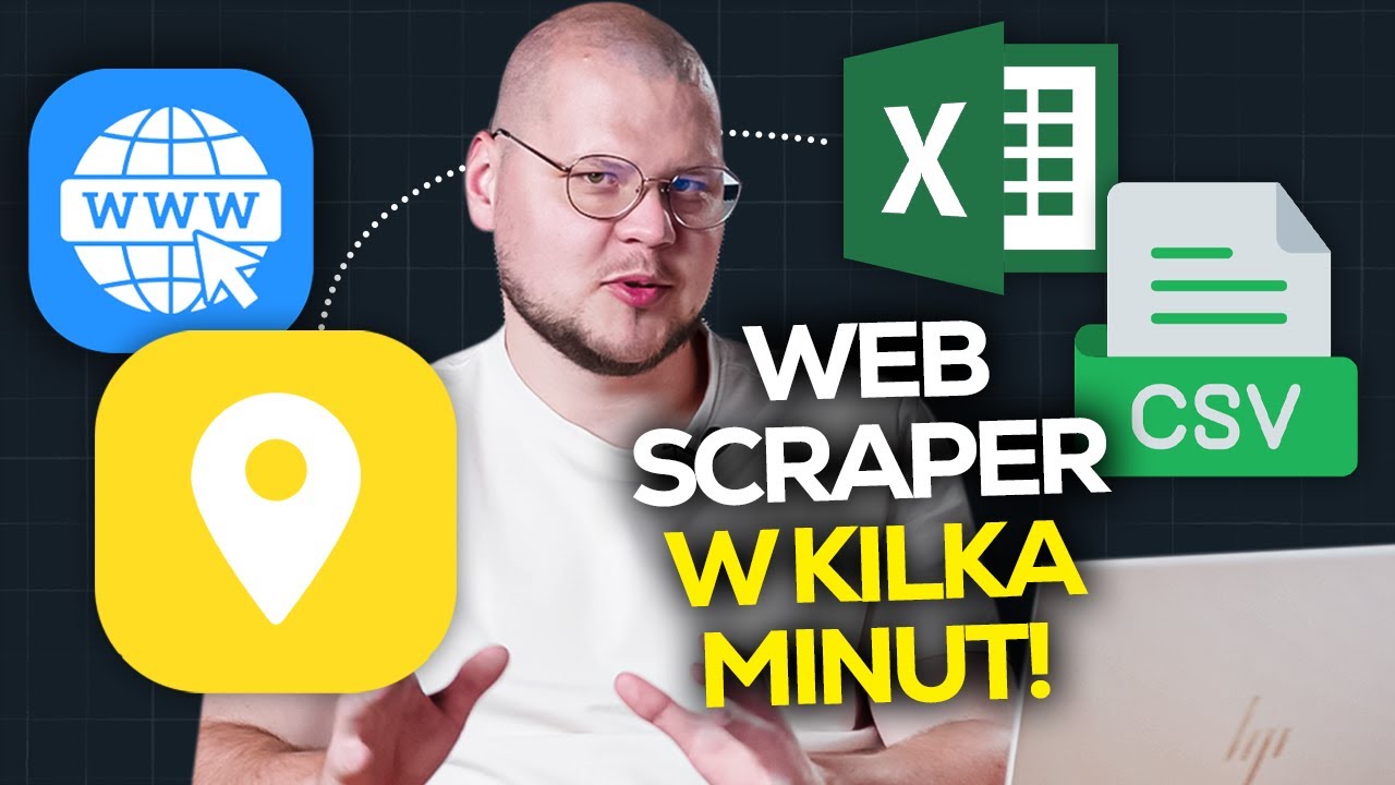 Web Scraper jako GENERATOR LEAD&Oacute;W z GOOGLE MAPS -w 15 minut BEZ kodowania! Michał Barczak (Geekwork)