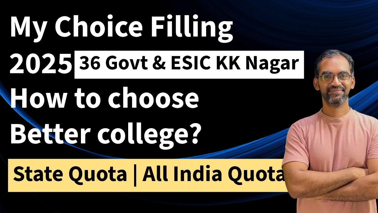 My Choice Filling | TN Medical Selection 2025 | MBBS Counselling 2025