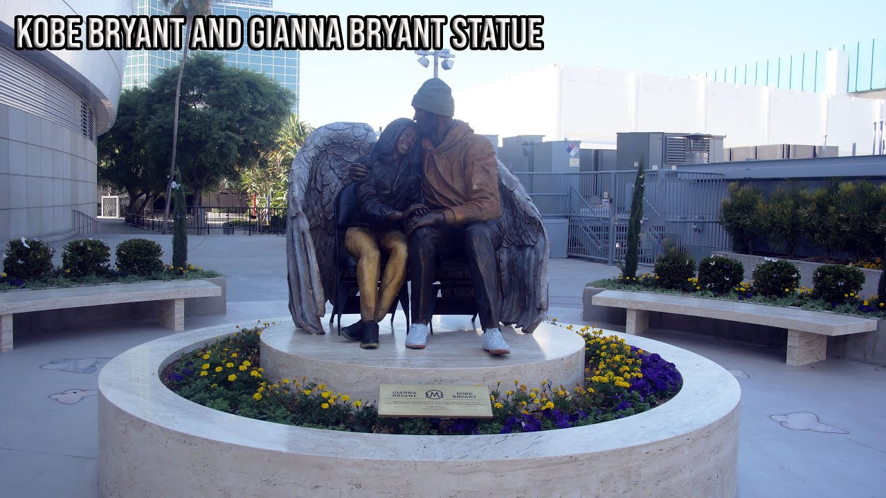 Kobe & Gianna Bryant Memorial Statue at Crypto.com Arena