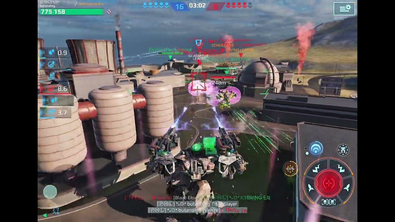 PHL VS PNS -WAR ROBOTS -#wr #warrobots 