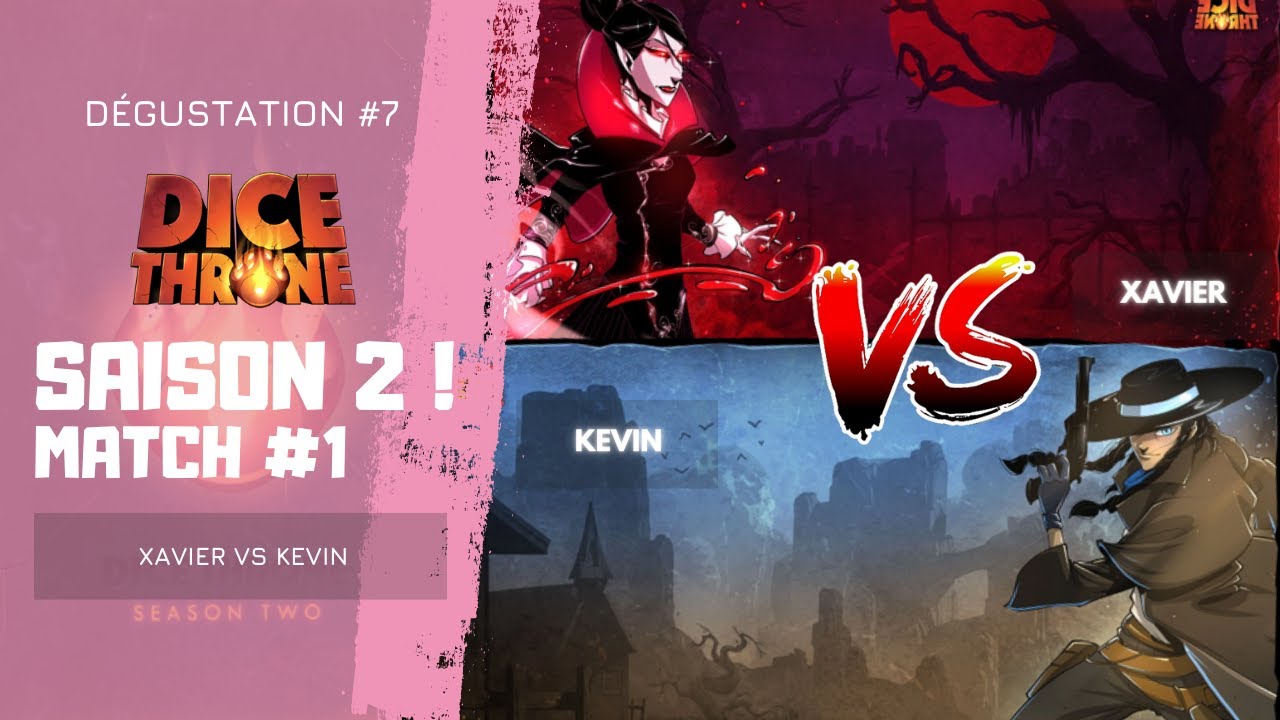 Dice Throne S2 - Vampire Lord / Gunslinger : le duel !