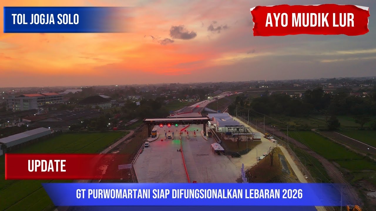DifungsikanTERBARU! Jalur Mudik Tol Jogja-Solo Lewat Purwomartani Menuju Prambanan
