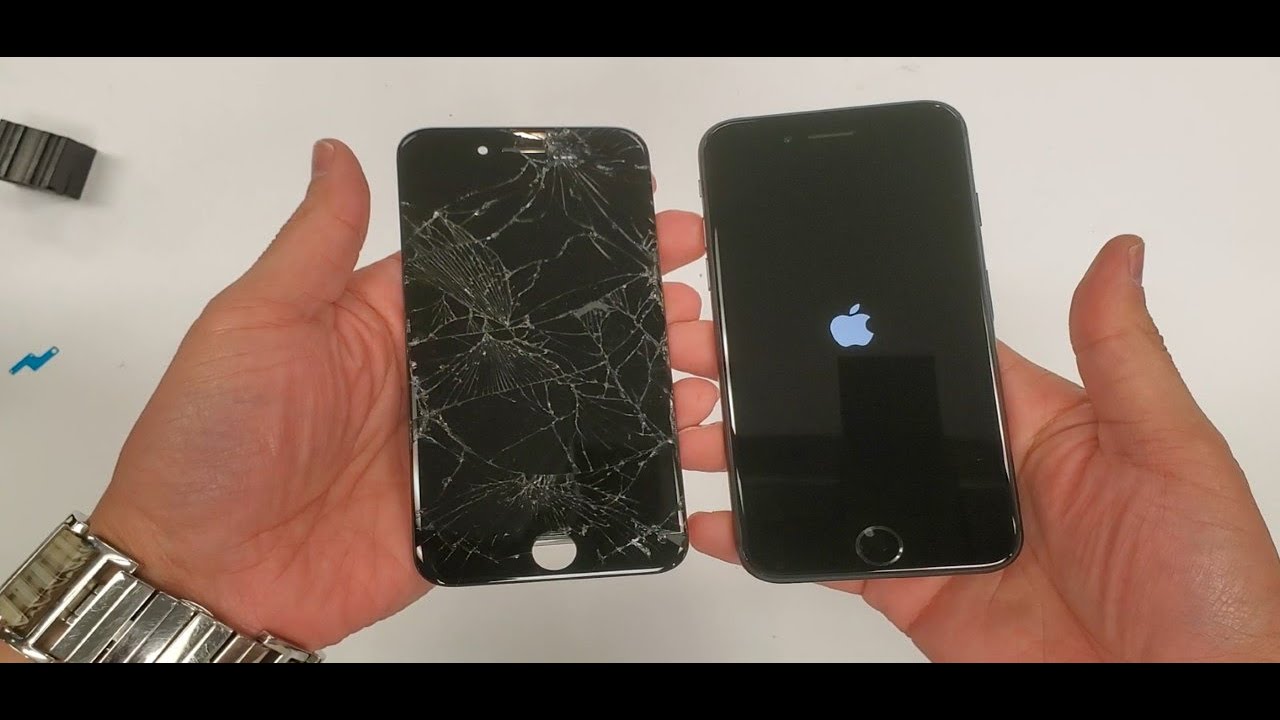 iPhone 8 Cracked Smashed Screen Repair 😝