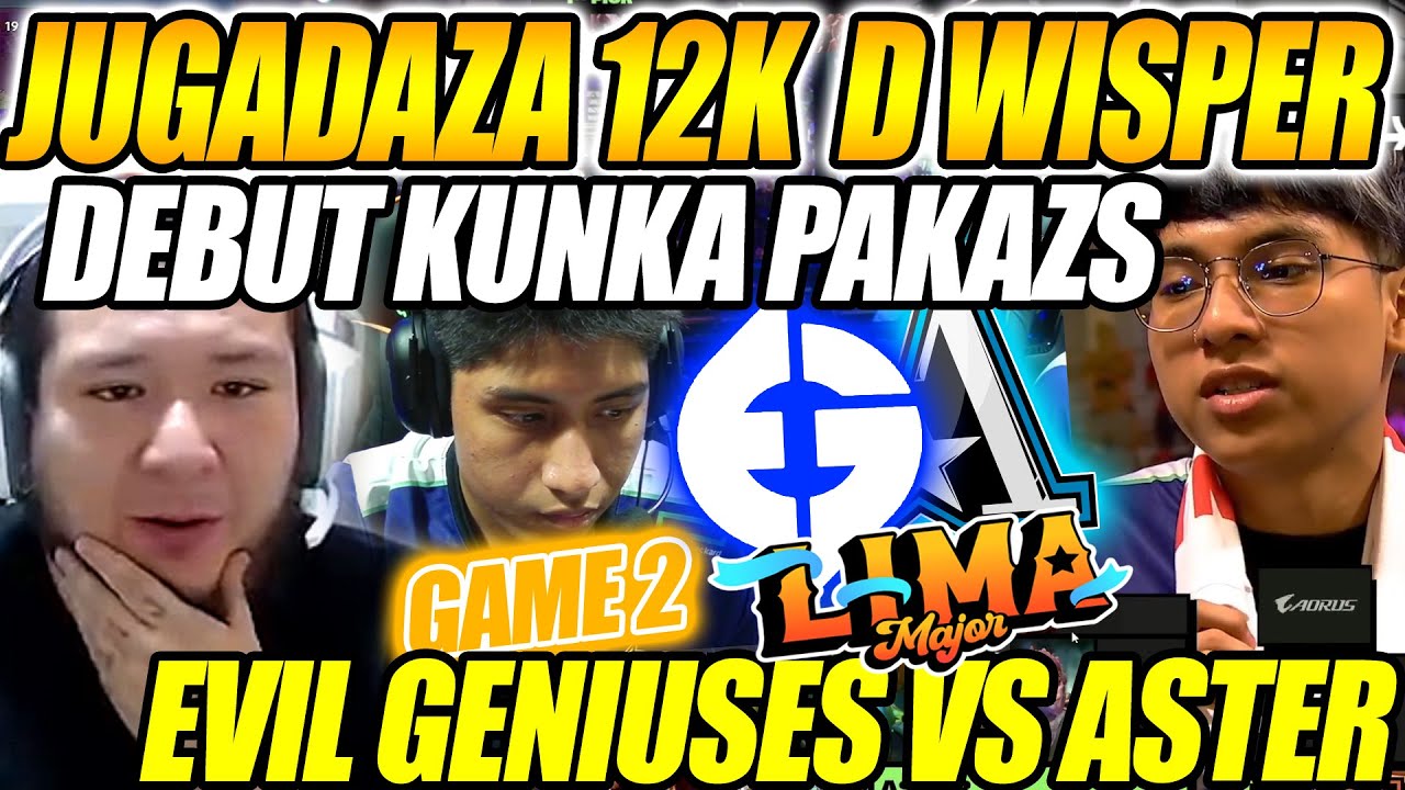 🔥HISTORICA PARTIDA!!🔥 KINGTEKA SORPRENDIDO POR LA JUGADAZA 12K DE WISPER EVIL GENIUSES VS ASTER🔥