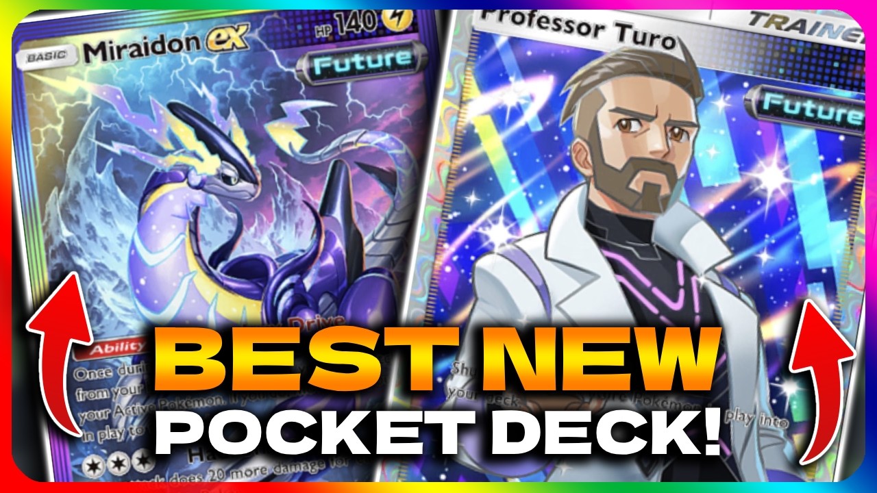 MIRAIDON EX СЛОМАН! | ЛУЧШИЙ СПОСОБ ИГРЫ | PARADOX DRIVE | POKEMON TCG POCKET!