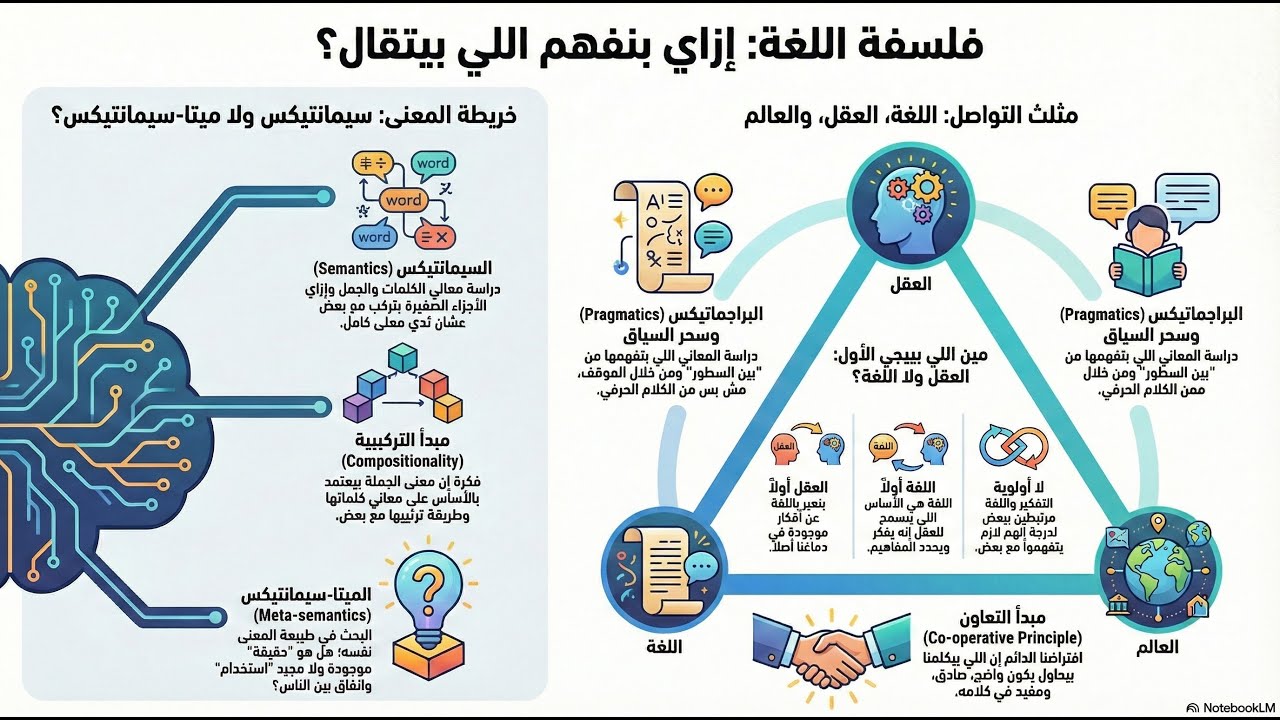 فلسفة اللغة -  رحلة في عالم المعنى