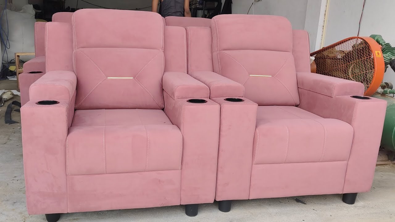 How to make fabric sofa // Sofa making video//sofa kaise banaye