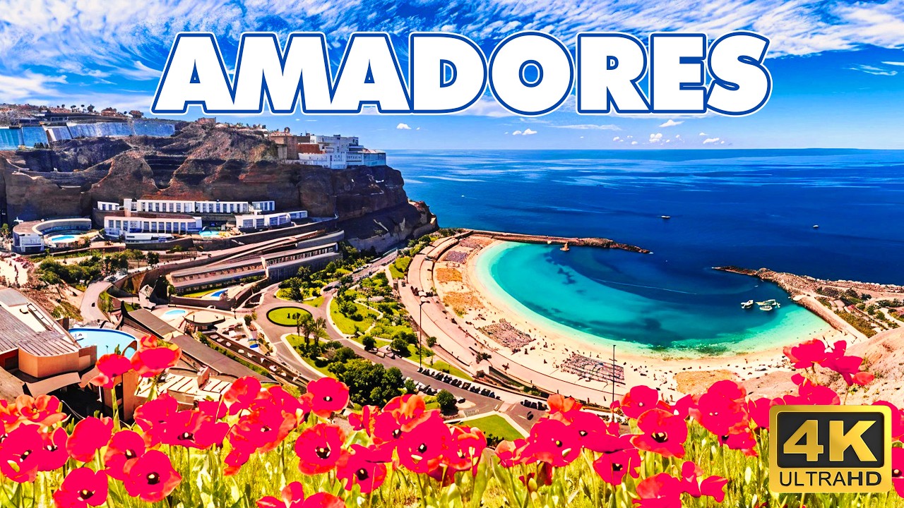 Playa de Amadores: The PERFECT Beach in Gran Canaria! | 4K Walking Tour