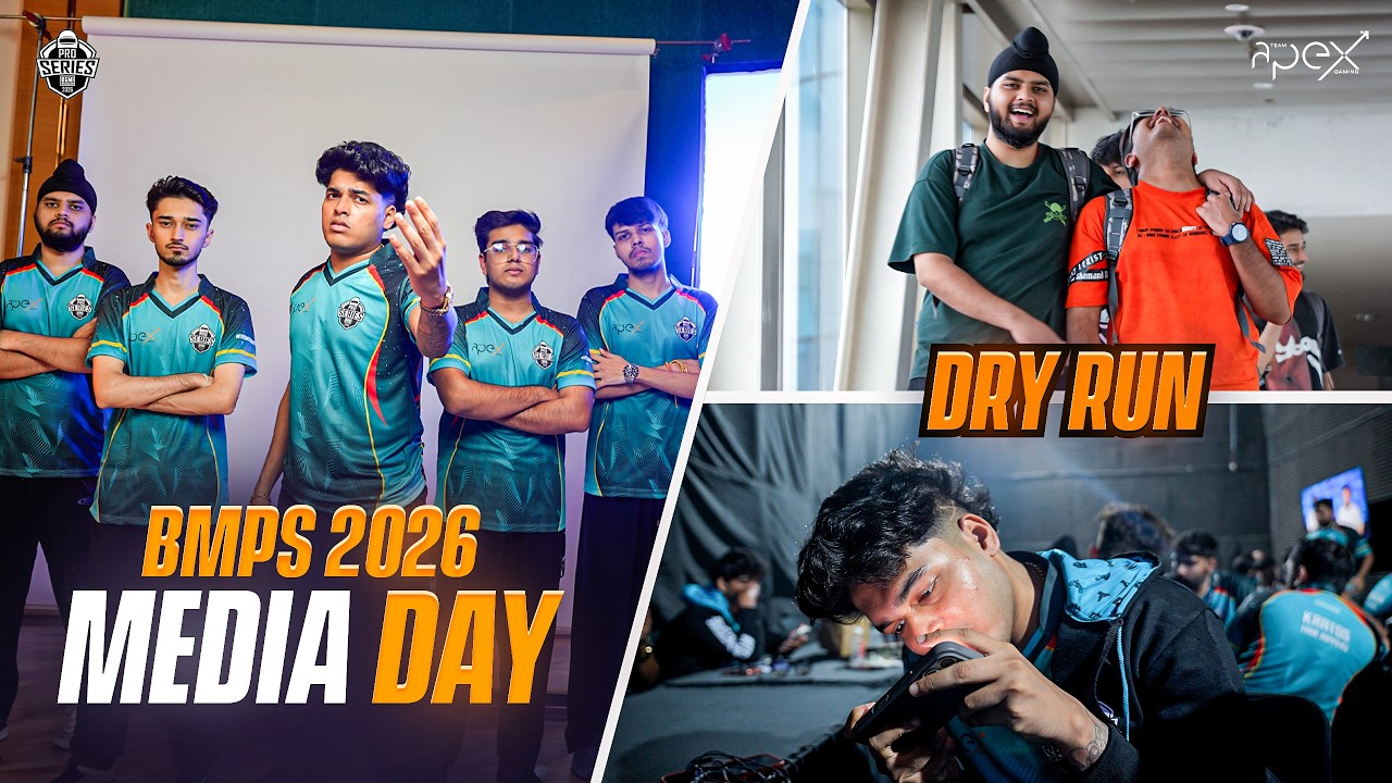 BEHIND TEAM APEX GAMING | MEDIA DAY & DRY RUN | BMPS 2026
