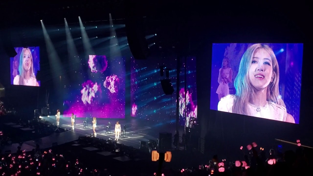 190508 Black Pink In Your Area Tour: Ft. Worth  - Opening Greetings, Stay and Whistle Fan Cam