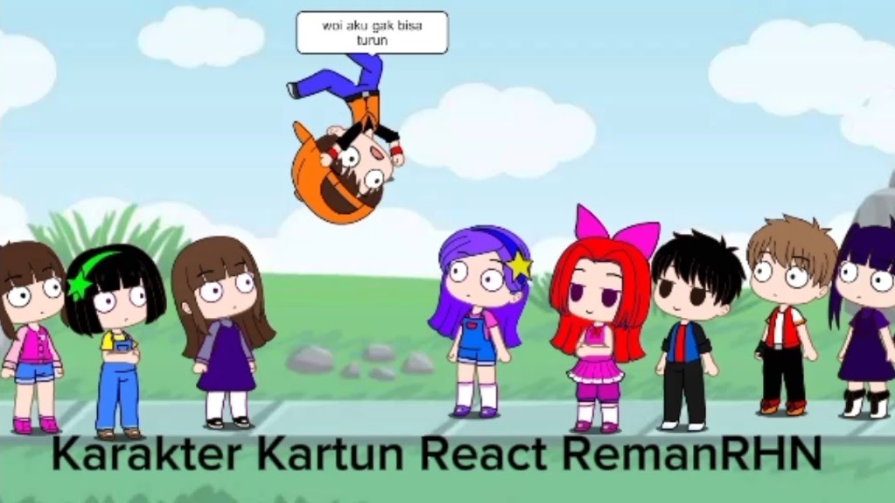 Karakter Kartun React Nether kini dikuasai Villager/ RemanRHN [ Gacha Club ]
