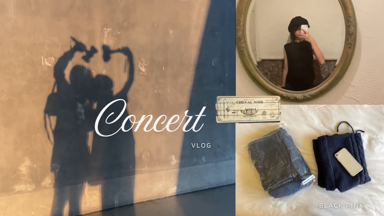 BLACK PINK concert vlog.