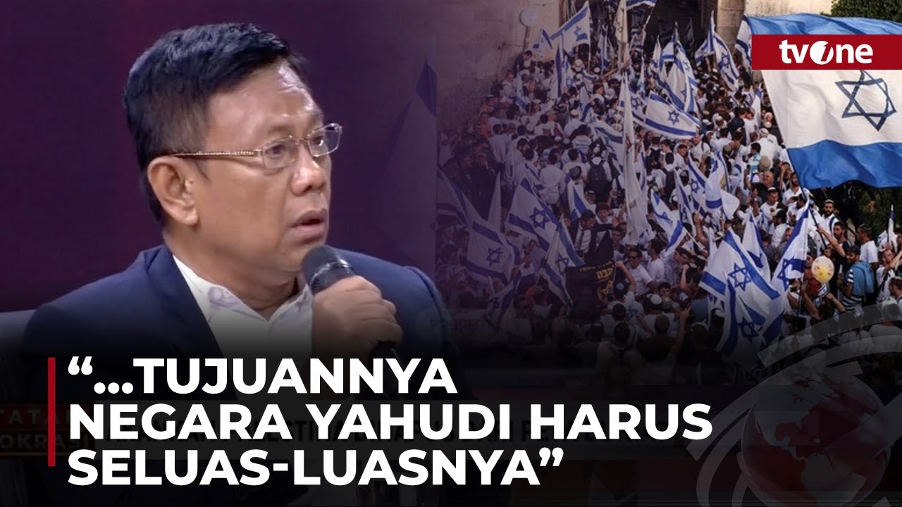 Pengamat Militer: Konsep Israel Raya Targetnya Palestina, Yordania, Suriah, Lebanon
