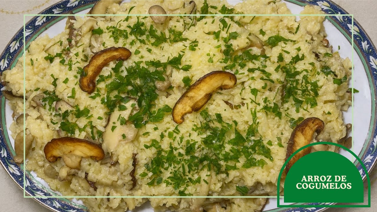 Arroz com Cogumelos 🍄 | Simples, Sofisticado e Fácil