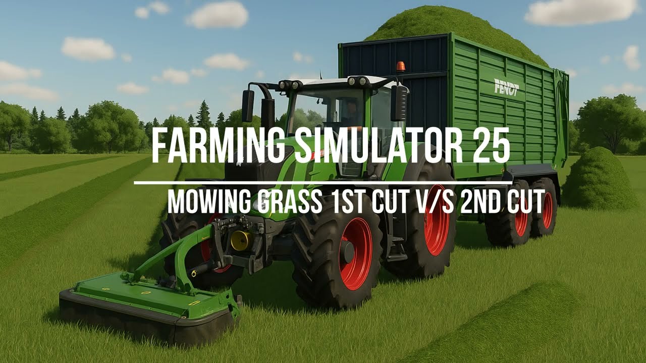 Битва за урожай травы 🌱 | 1-е против 2-го места: готовы к сбору урожая в Farming Simulator 25 #fs25