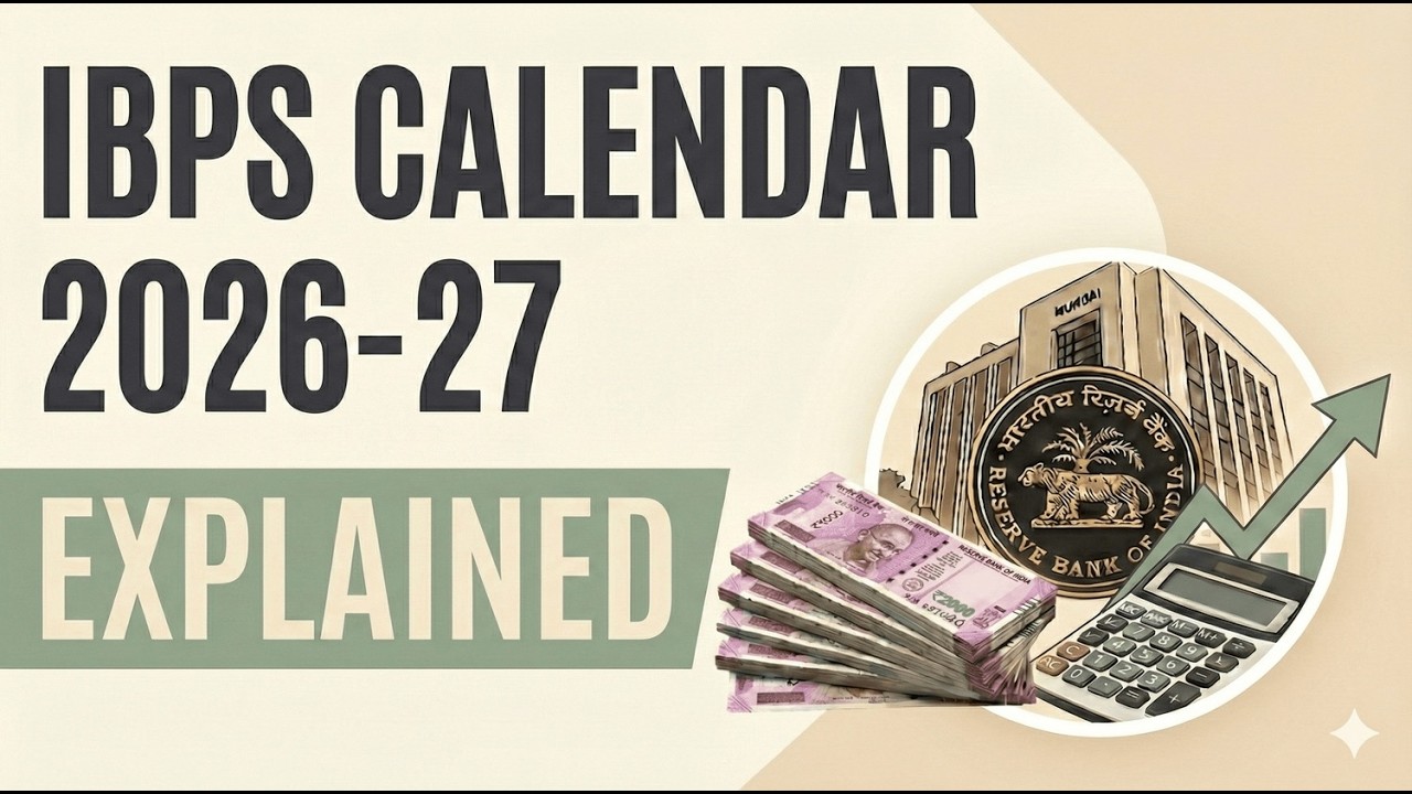 IBPS Tentative Calendar 2026-27 Explained! 📅 IBPS PO, Clerk, SO & RRB | Shankar School of Banking