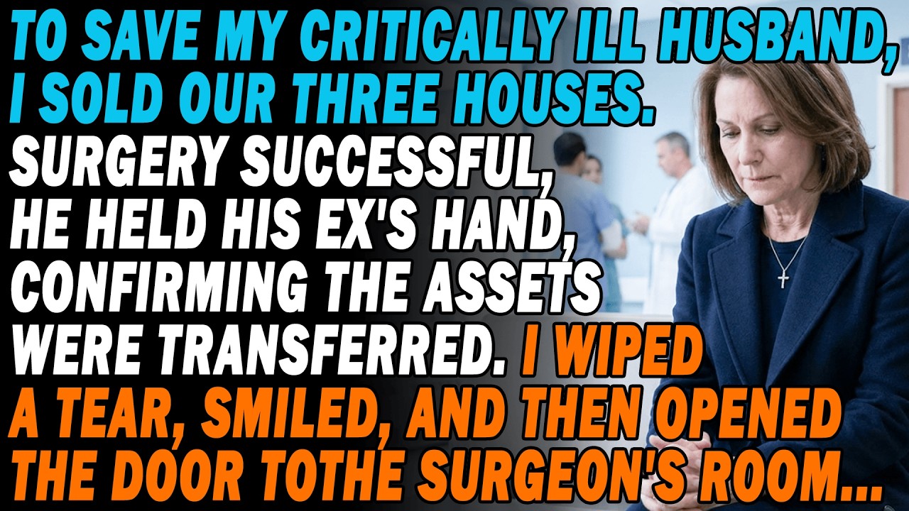 I Sold 3 Homes🏠To Save My Dying Husband🏥But He Held His Ex's Hand, Yielding All Assets💔💸I Smiled...🙃
