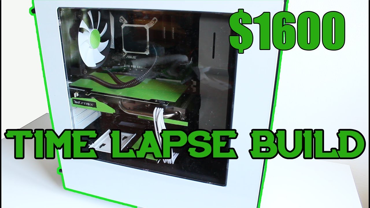 $1600 Custom Gaming PC | Time Lapse Build