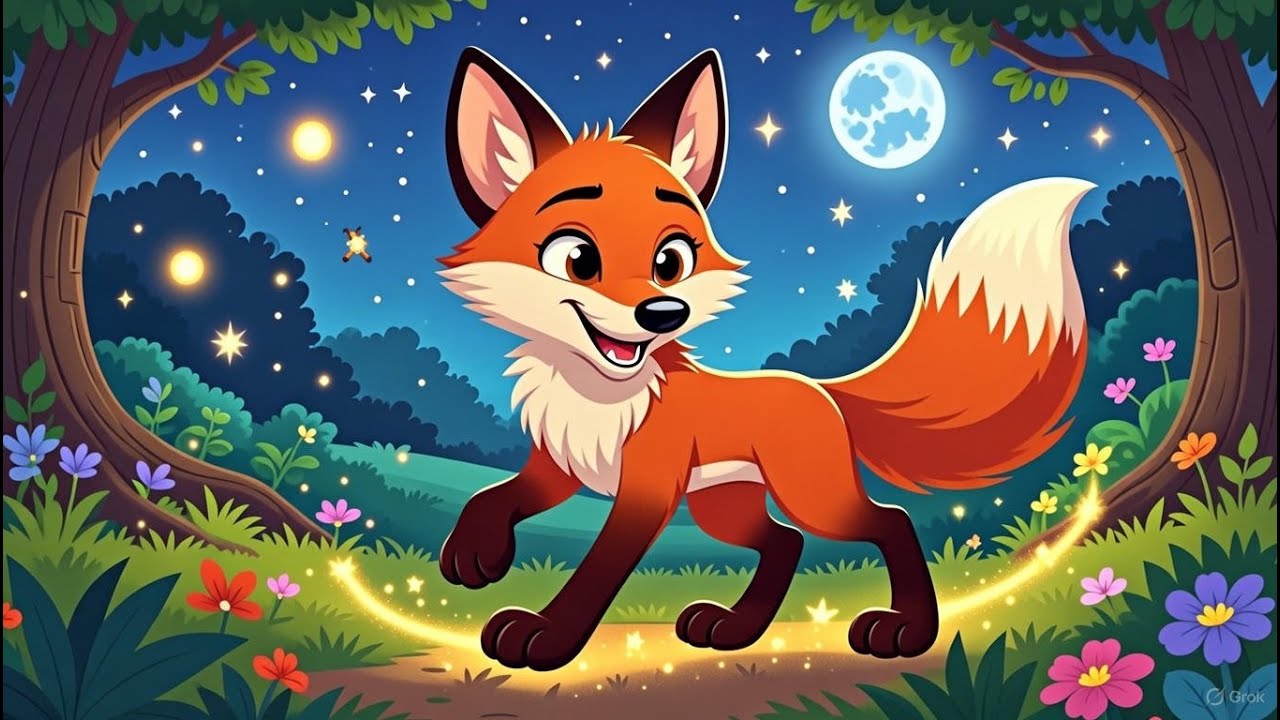 🦊 Хитрый лис выкрадывается из дома в полночь! | Захватывающая история о приключениях животных