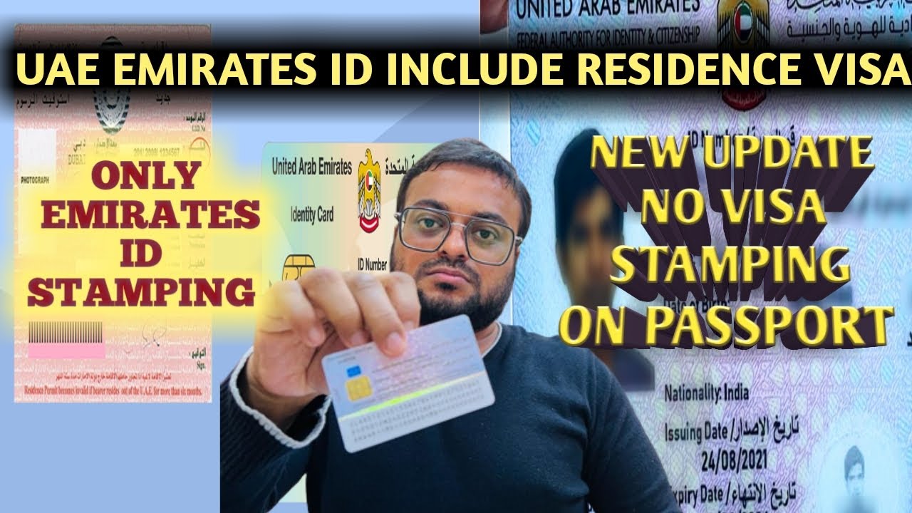 Emirates Id: Your Residence Visa In One Card