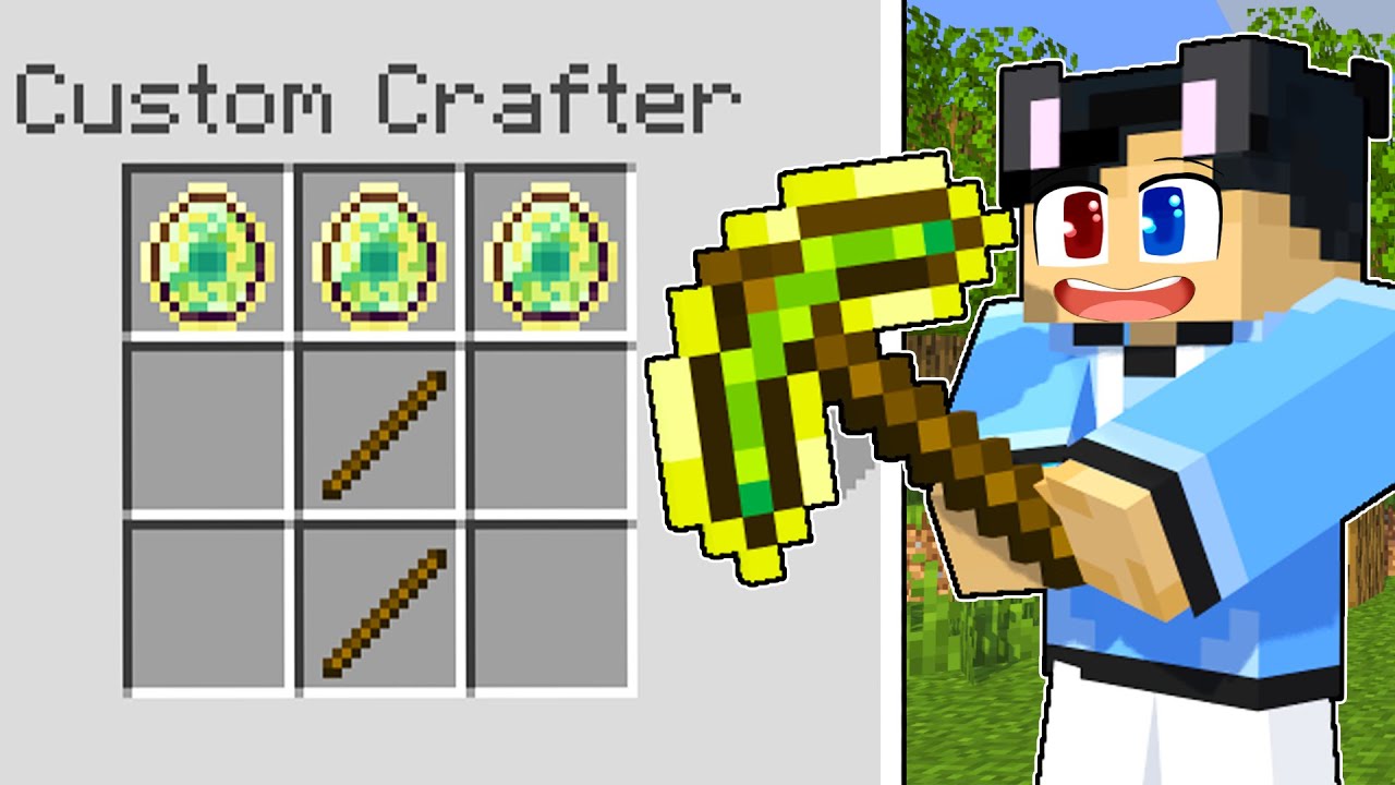 Minecraft, But Raizu Can Craft Any Pickaxe!