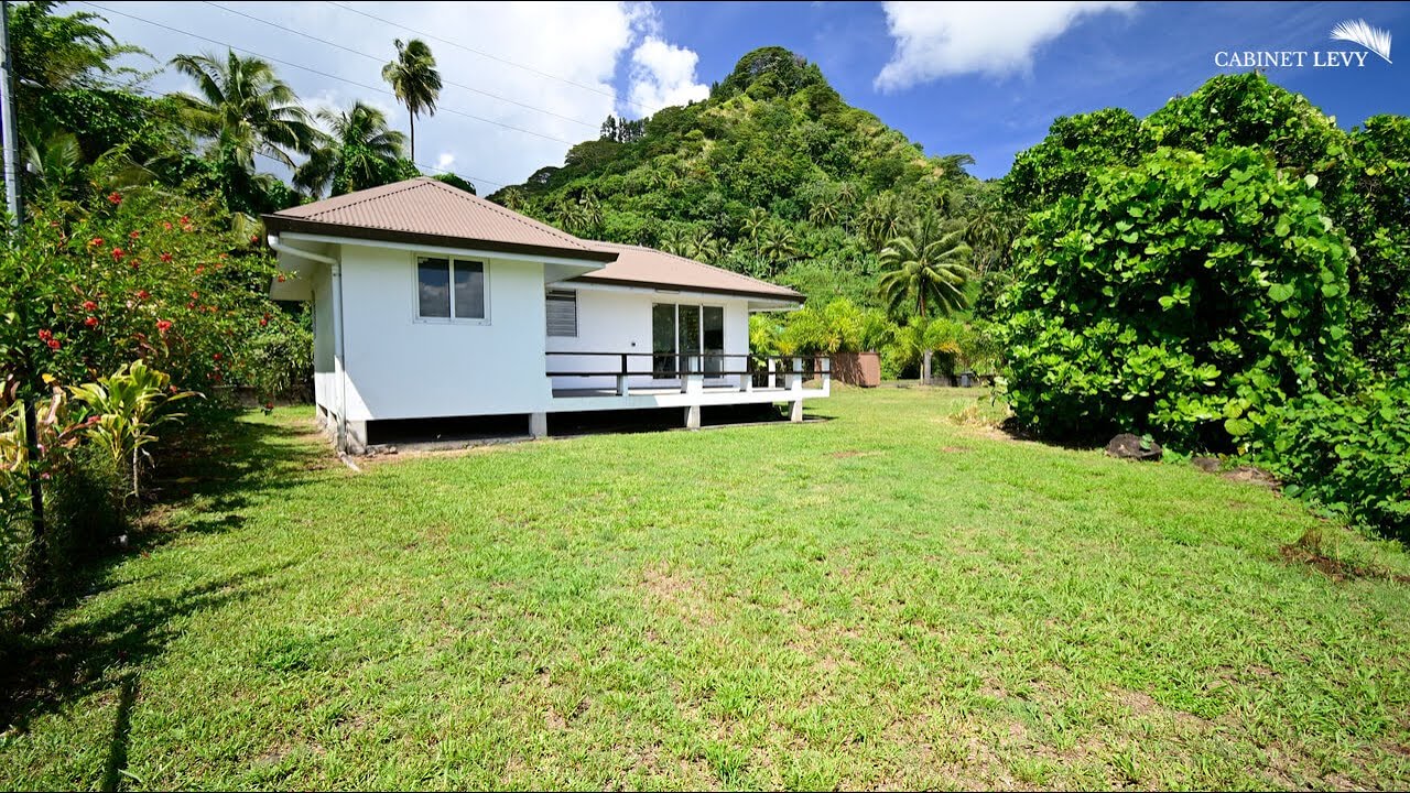 A louer charmante maison F2 en bord de mer à Afaahiti