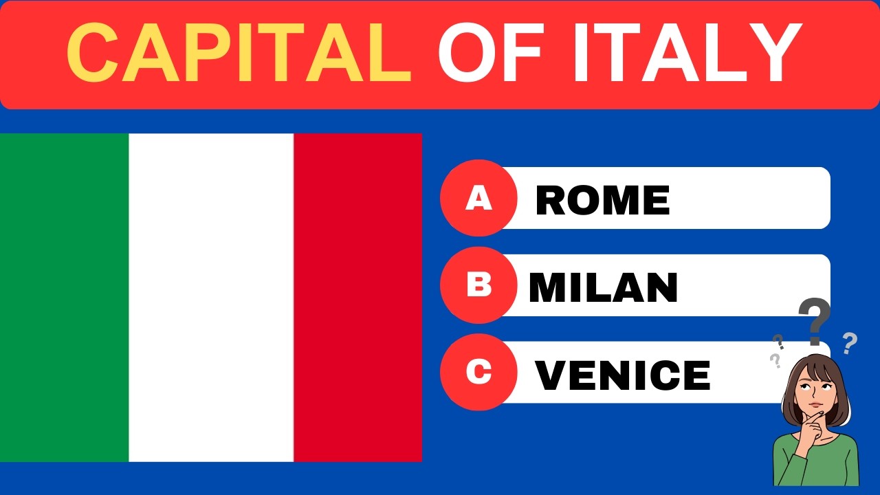 Can You Guess 100 CAPITAL CITIES of the WORLD 🌎 Country Quiz | Easy to Impossible
